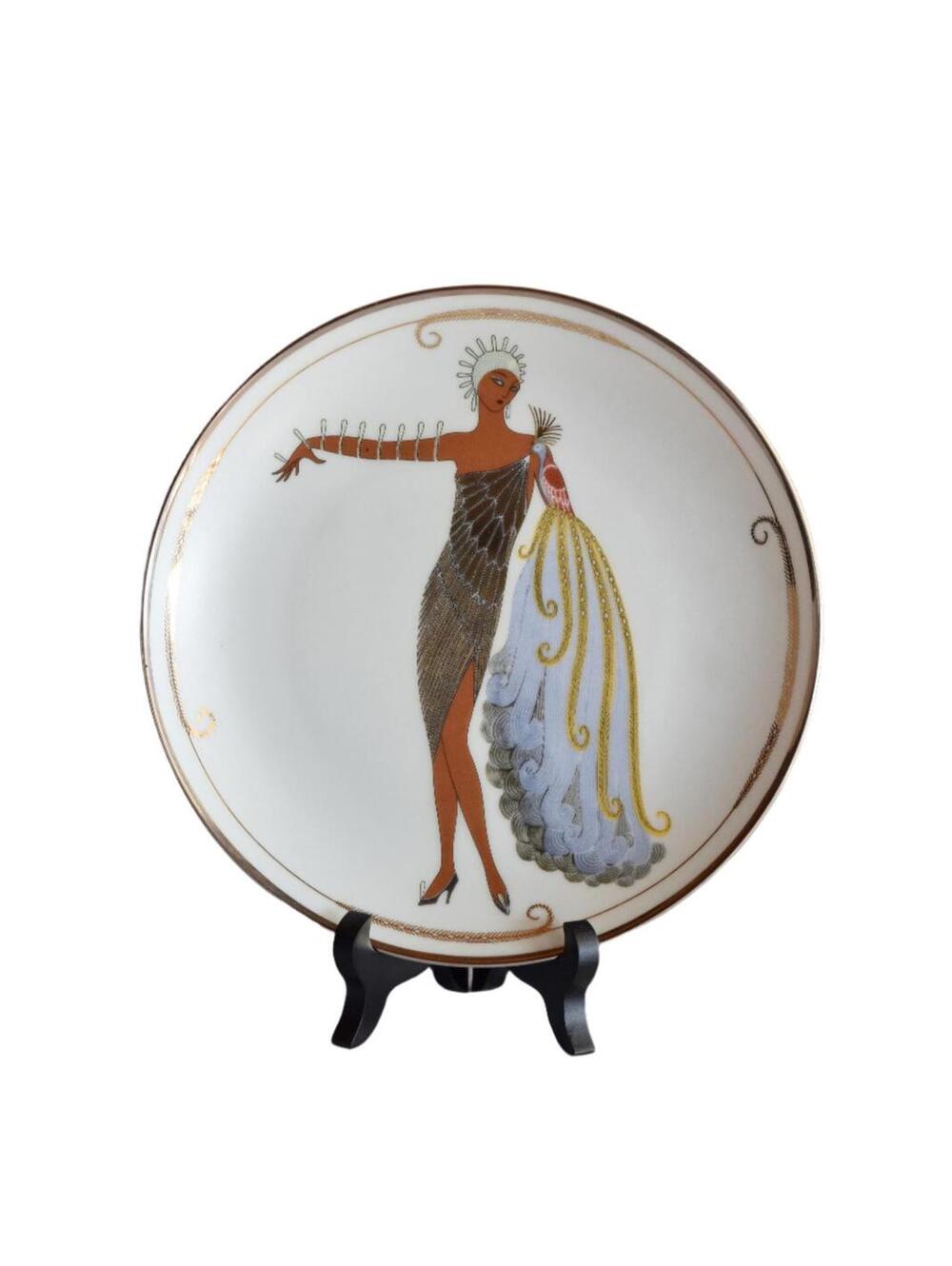 Erté "Diva II" Limited Edition Plate - Picture 3 of 7